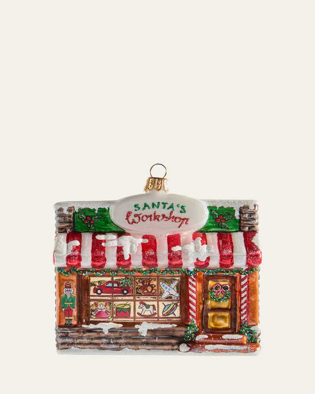 Santa Workshop Christmas Ornament